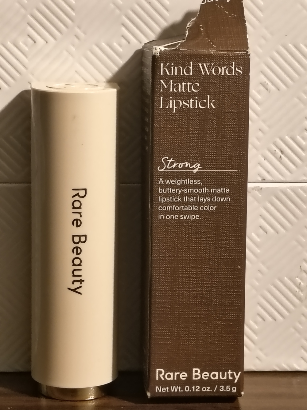 Rare Beauty Kind Words Matte Lipstick - Cream Tube with Brown Box